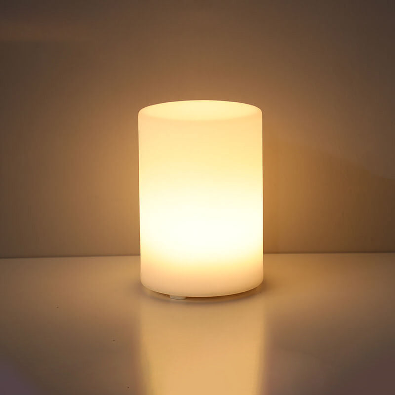 Modern Battery Operated Table Lamp with Remote Control – Geometric Design Bedside Lamp for Adjustable Ambiance 9