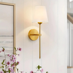 Modern Battery Operated Wall Sconce Light with Remote Control – Rechargeable and Easy Installation 7
