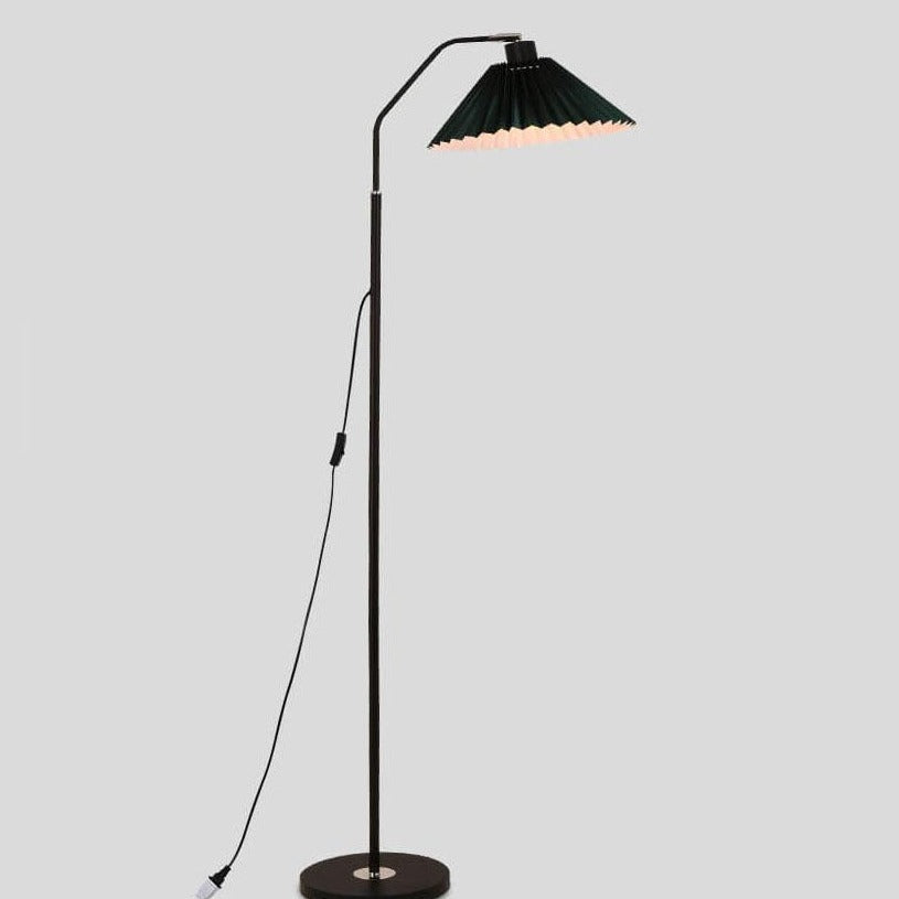 Modern Black Floor Lamp – Minimalist Standing Lamp with Fabric Shade for Living Room and Bedroom 10