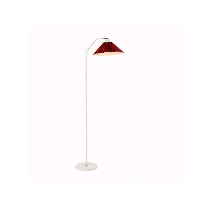 Modern Black Floor Lamp – Minimalist Standing Lamp with Fabric Shade for Living Room and Bedroom 5