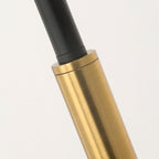 Modern Black Floor Lamp with Glass Dome Shade and Marble Base - 66.93 Standing Lamp 5