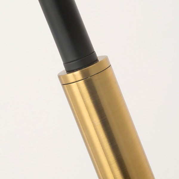 Modern Black Floor Lamp with Glass Dome Shade and Marble Base - 66.93 Standing Lamp 5