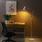 Modern Black Floor Lamp with Retractable Swivel Design – Iron Standing Lamp for Bedroom and Living Room 1