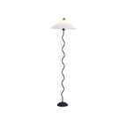 Modern Black Floor Lamp with Wavy Design for Living Room 9