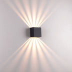 Modern Black LED Outdoor Wall Sconce Lamp – Waterproof Design for Patios and Fences 4