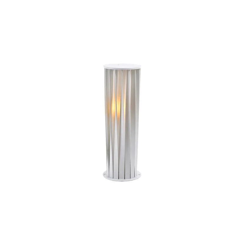 Black Zinc Metal Outdoor Wall Light Cylindrical IP65 Acrylic Shade Modern Patio Garden Home Decor - Stack & Clear 3