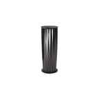 Black Zinc Metal Outdoor Wall Light Cylindrical IP65 Acrylic Shade Modern Patio Garden Home Decor - Stack & Clear 13