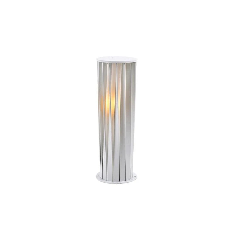 Black Zinc Metal Outdoor Wall Light Cylindrical IP65 Acrylic Shade Modern Patio Garden Home Decor - Stack & Clear 16