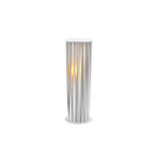 Black Zinc Metal Outdoor Wall Light Cylindrical IP65 Acrylic Shade Modern Patio Garden Home Decor - Stack & Clear 16