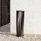 Black Zinc Metal Outdoor Wall Light Cylindrical IP65 Acrylic Shade Modern Patio Garden Home Decor - Stack & Clear 11