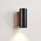 Modern Black Travertine LED Wall Sconce Lighting 0