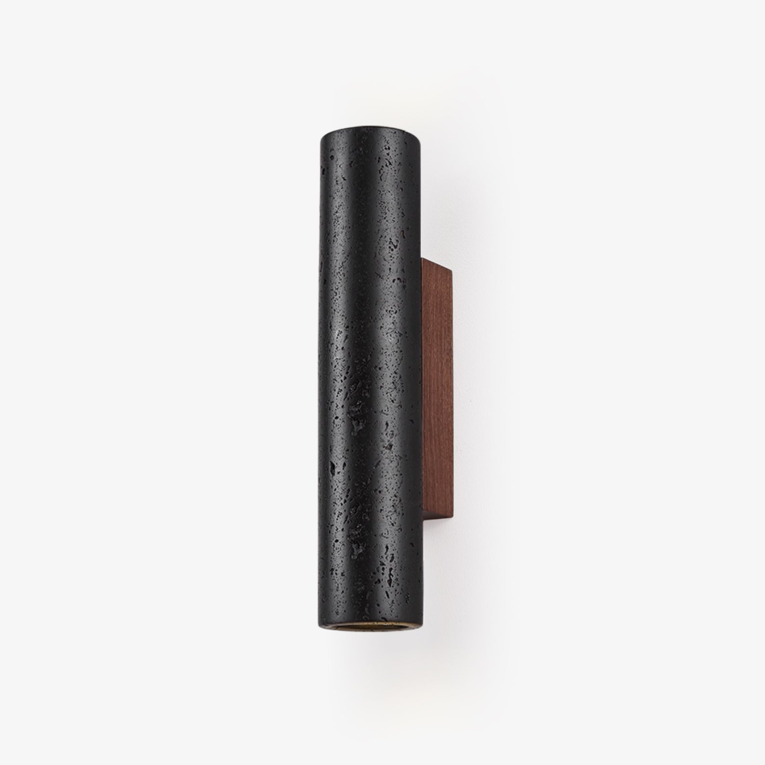 Modern Black Travertine LED Wall Sconce Lighting 1