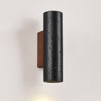 Modern Black Travertine LED Wall Sconce Lighting 10
