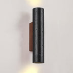 Modern Black Travertine LED Wall Sconce Lighting 9