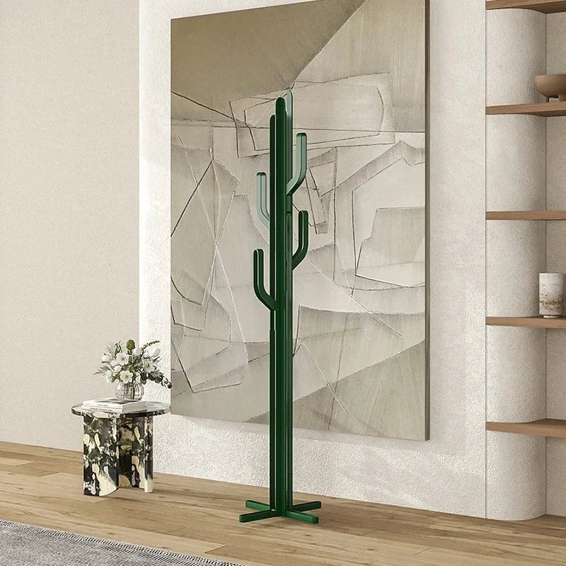 Modern Cactus Coat Stand Powder-Coated Metal 1
