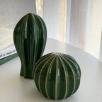 Modern Cactus Sculpture Ceramic 2