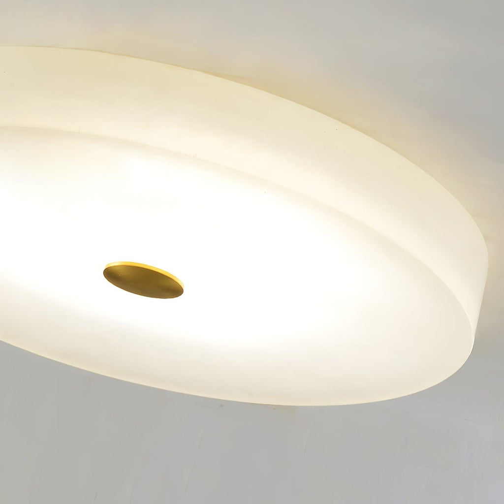 Modern Ceiling Light Alabaster Integrated LED Dimmable 6