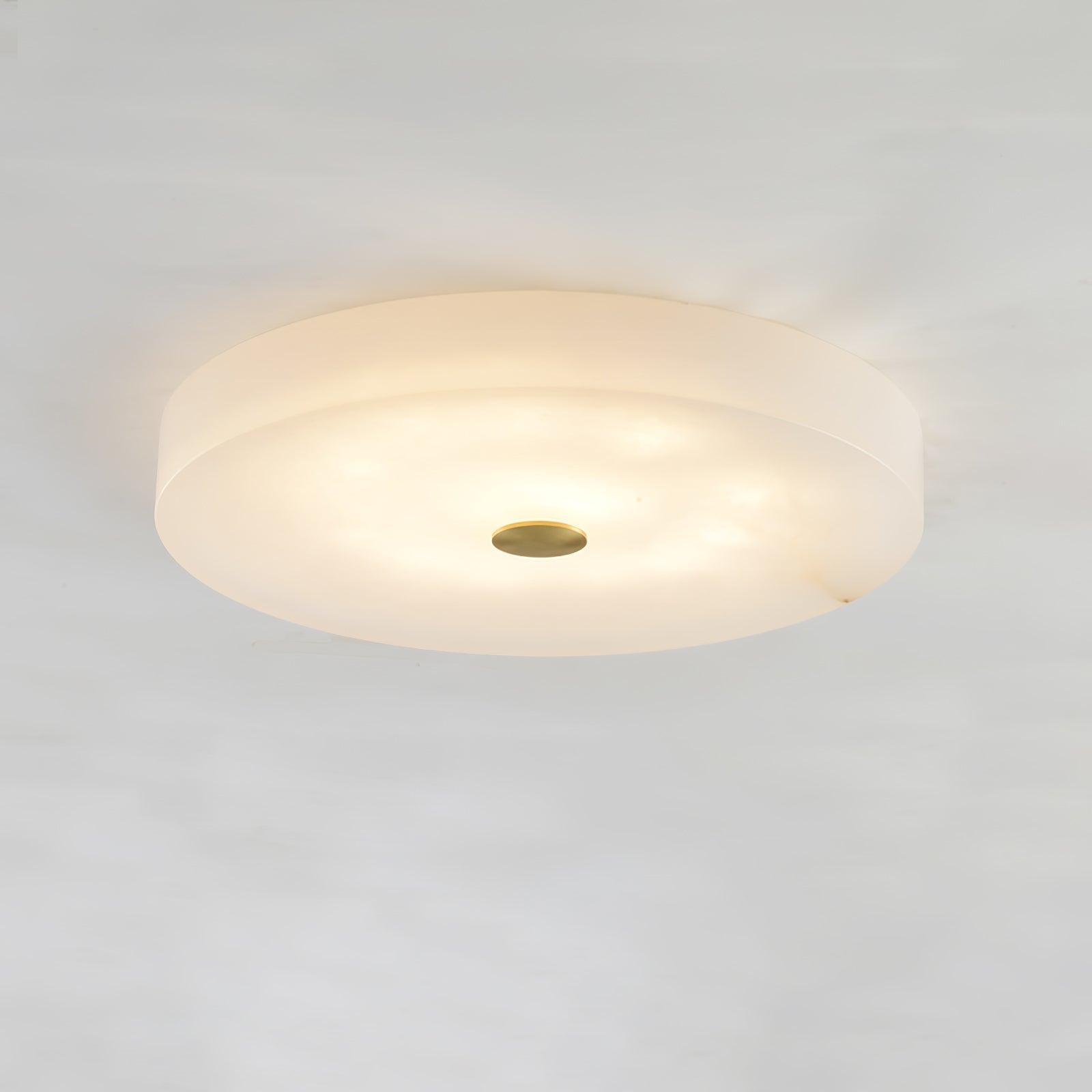 Modern Ceiling Light Alabaster Integrated LED Dimmable 7