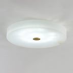 Modern Ceiling Light Alabaster Integrated LED Dimmable 8
