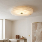 Modern Ceiling Light Alabaster Integrated LED Dimmable 90