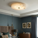 Modern Ceiling Light Alabaster Integrated LED Dimmable 97