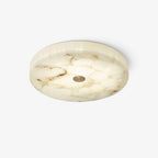 Modern Ceiling Light Alabaster White Gold Elegant Design 1