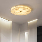 Modern Ceiling Light Alabaster White Gold Elegant Design 2