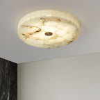 Modern Ceiling Light Alabaster White Gold Elegant Design 6