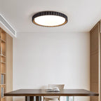 Modern Ceiling Light Black Travertine Dimmable LED Design 4