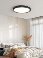Modern Ceiling Light Black Travertine Dimmable LED Design 6