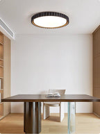 Modern Ceiling Light Black Travertine Dimmable LED Design 7