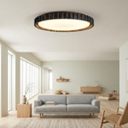 Modern Ceiling Light Black Travertine Dimmable LED Design 99