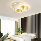 Modern Ceiling Light Brass Integrated LED Adjustable 3