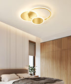 Modern Ceiling Light Brass Integrated LED Adjustable 6