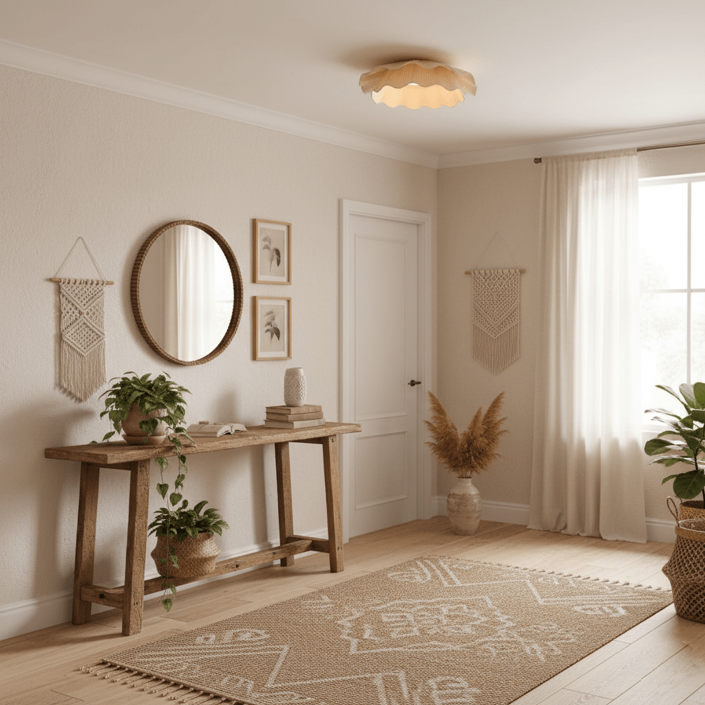 Modern Ceiling Light Brass LED Dimmable Integrated Design 6