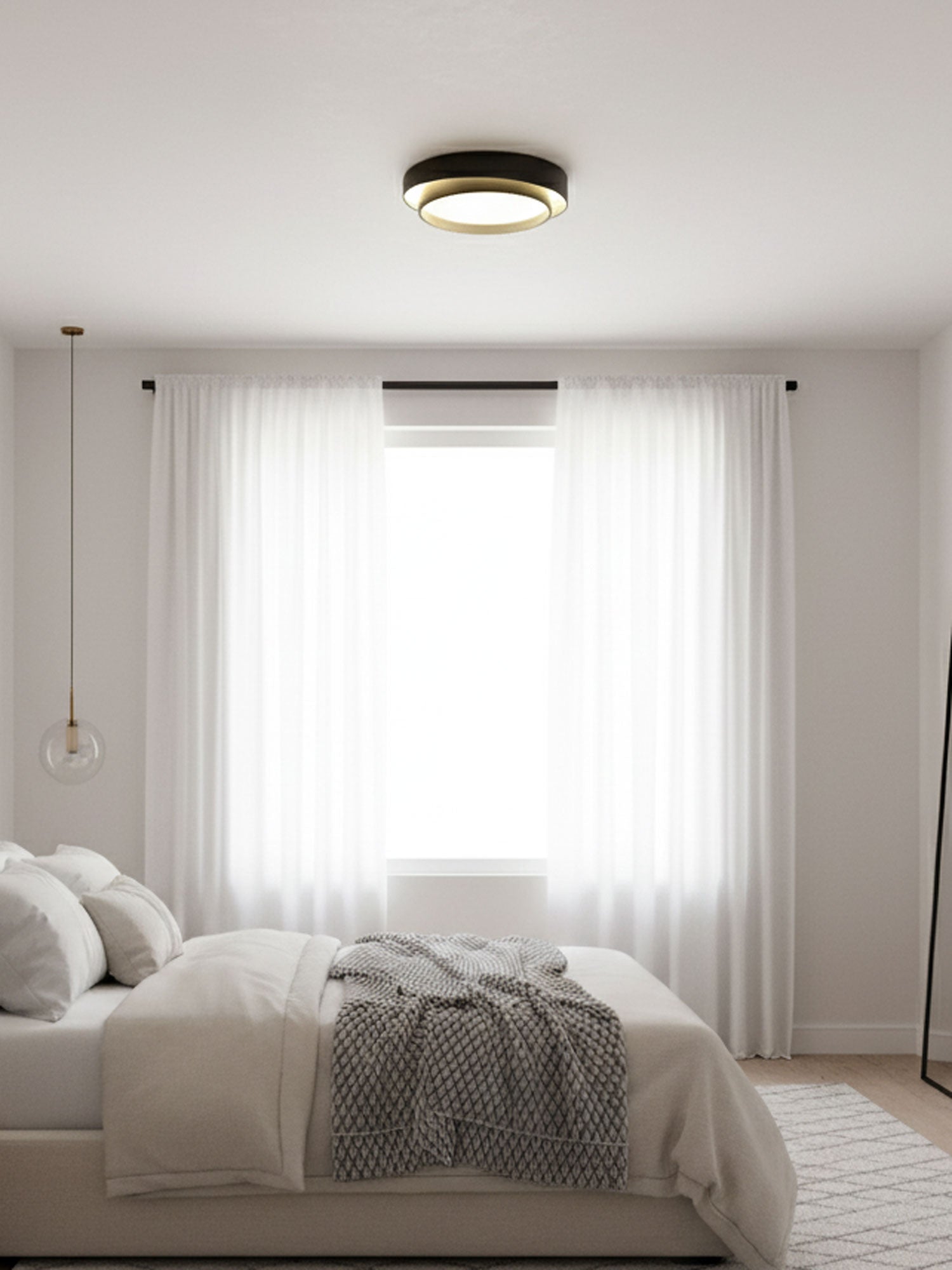 Modern Ceiling Light Integrated LED Dimmable Cylinder Finish 4