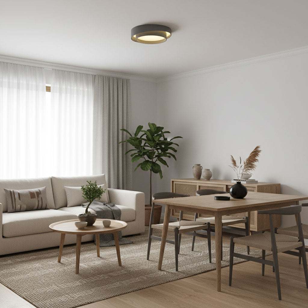 Modern Ceiling Light Integrated LED Dimmable Cylinder Finish 7