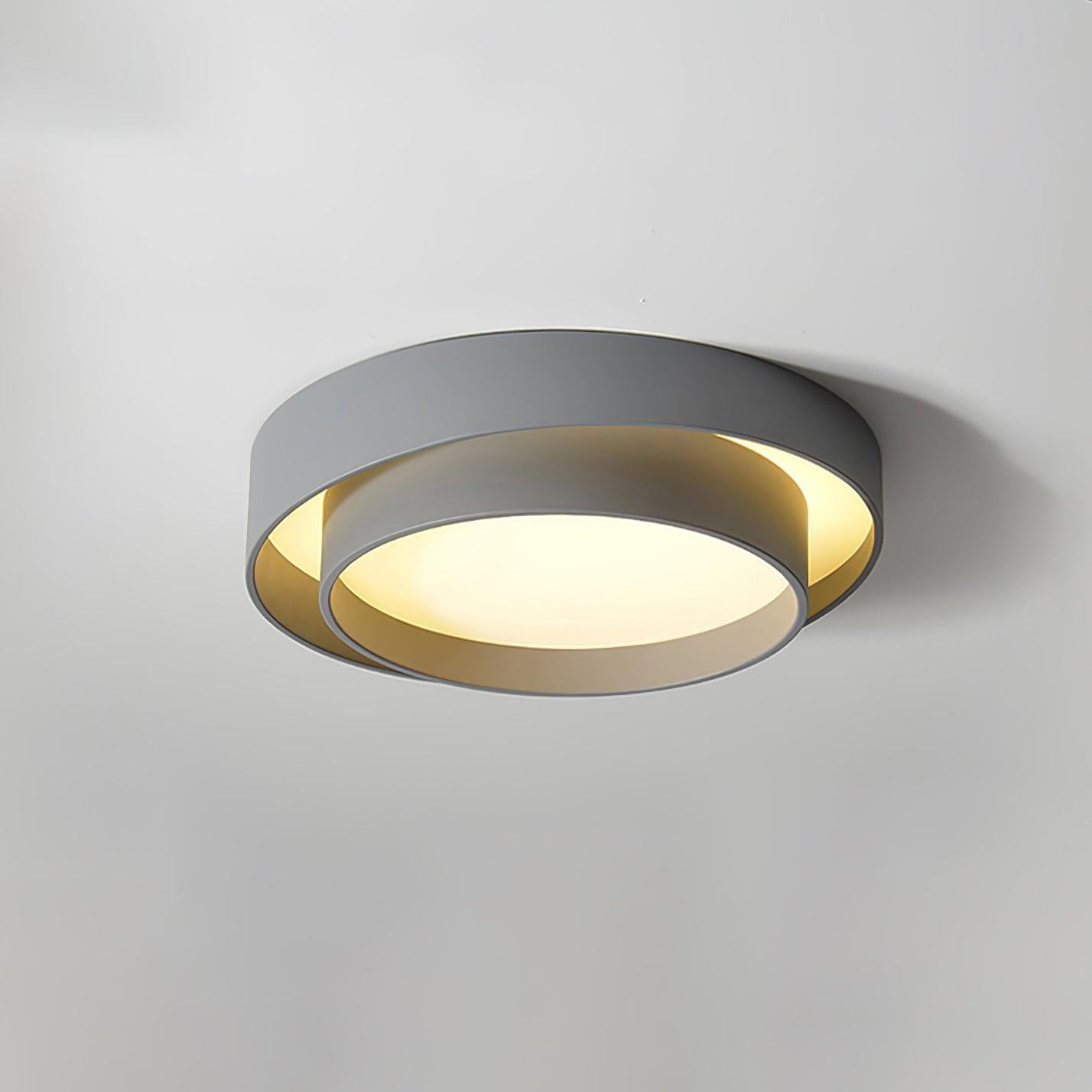 Modern Ceiling Light Integrated LED Dimmable Cylinder Finish 9