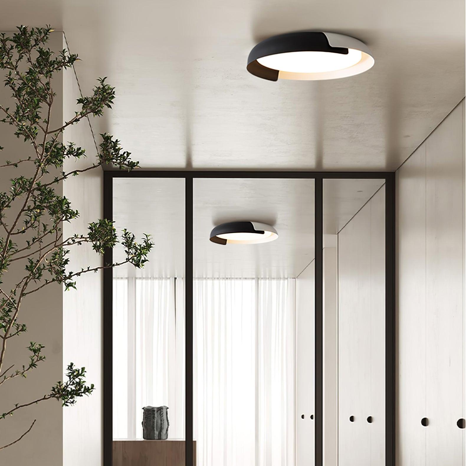 Modern Ceiling Light Metal Acrylic Dimmable Design 7