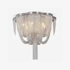 Modern Ceiling Light Metallic Chain Elegant Design 1