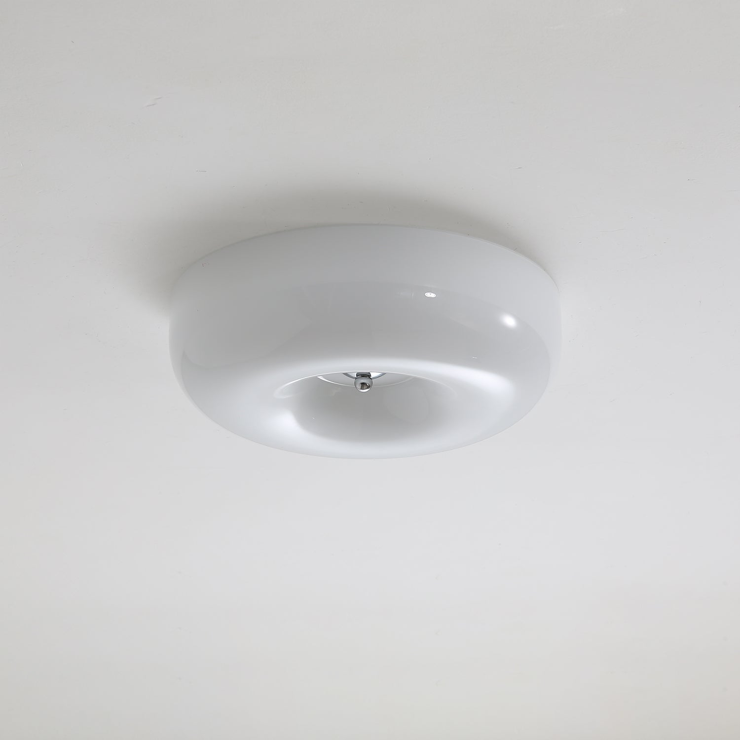 Modern Ceiling Light Swirl Glass Dimmable Iron Frame 0