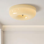 Modern Ceiling Light Swirl Glass Dimmable Iron Frame 8