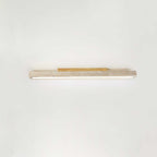 Modern Ceiling Light Yellow Travertine Linear Design LED 13
