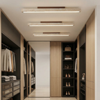 Modern Ceiling Light Yellow Travertine Linear Design LED 99