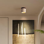 Modern Ceiling Spotlight Yellow Travertine Textured Design 3