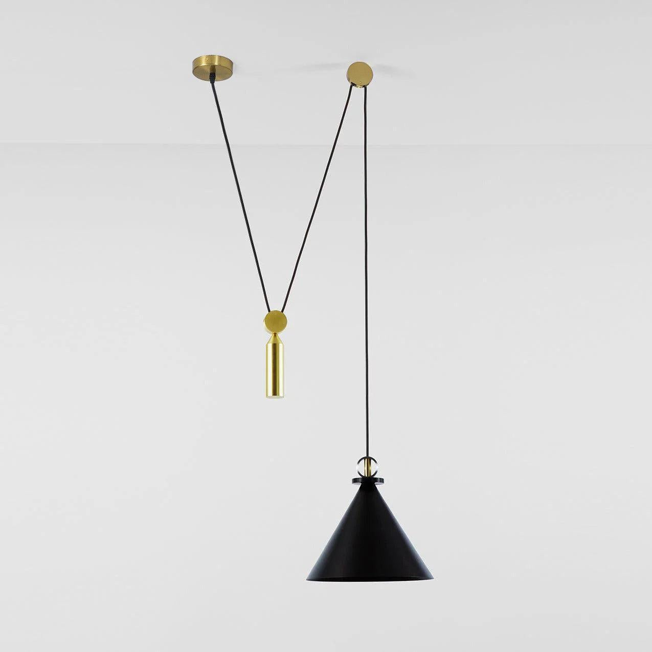 Modern Chandelier Geometric Iron Glass Adjustable Height 0