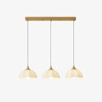 Modern Chandelier Glass Brass Adjustable Height Elegant 10