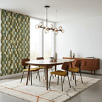 Modern Chandelier Glass Globes Sleek Metal Frame Adjustable 4