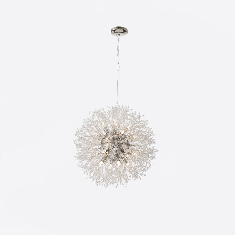 Modern Chandelier K9 Crystal Gold Adjustable Height 11