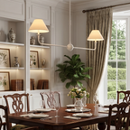 Modern Chandelier Light Metal Adjustable Height  Finish 78